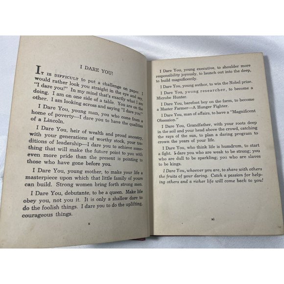 I Dare You! By William H. Danforth 1945 12th Edition Red Hardcover Vintage Book - Picture 9 of 13